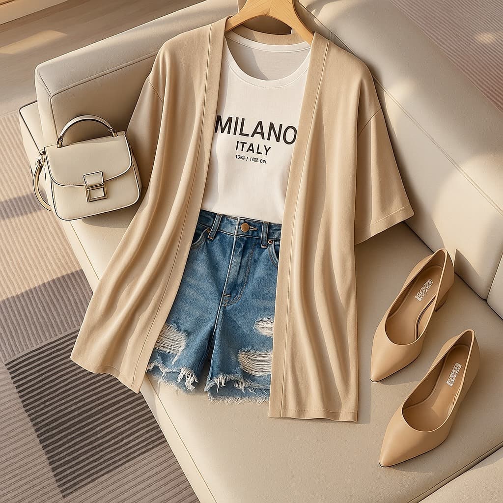 Kimono Feminino Verão Malha Blusão saída de praia