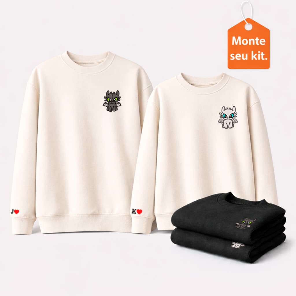 Moletom Fúria da Luz / Banguela Bordado | Venda Individual | Leia a Descrição