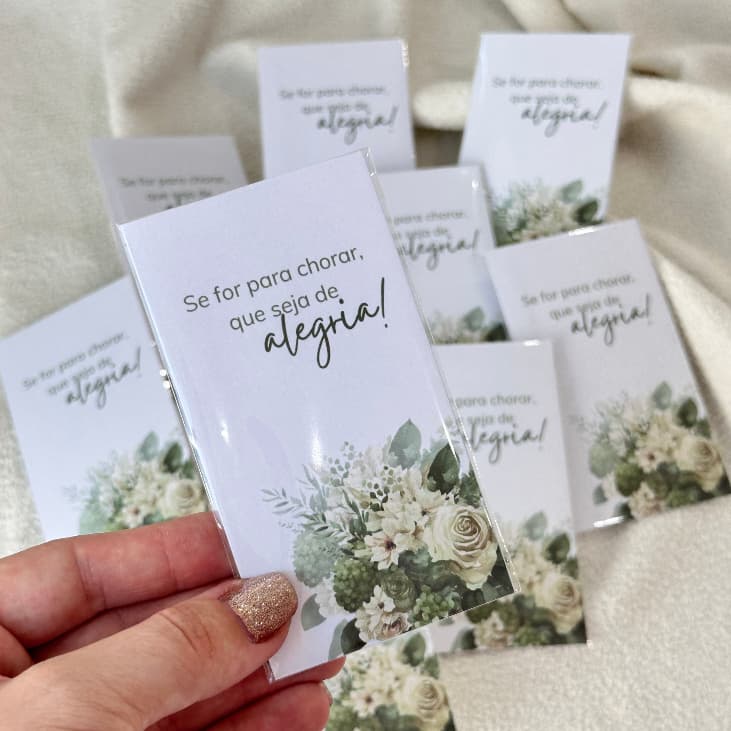 70 Lágrimas de Alegria Personalizadas para Casamento - PRONTA ENTREGA