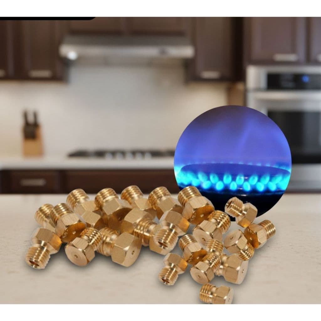 Kit 5 Bicos Injetor de Gás GLP Universal para Cooktop e Fogão