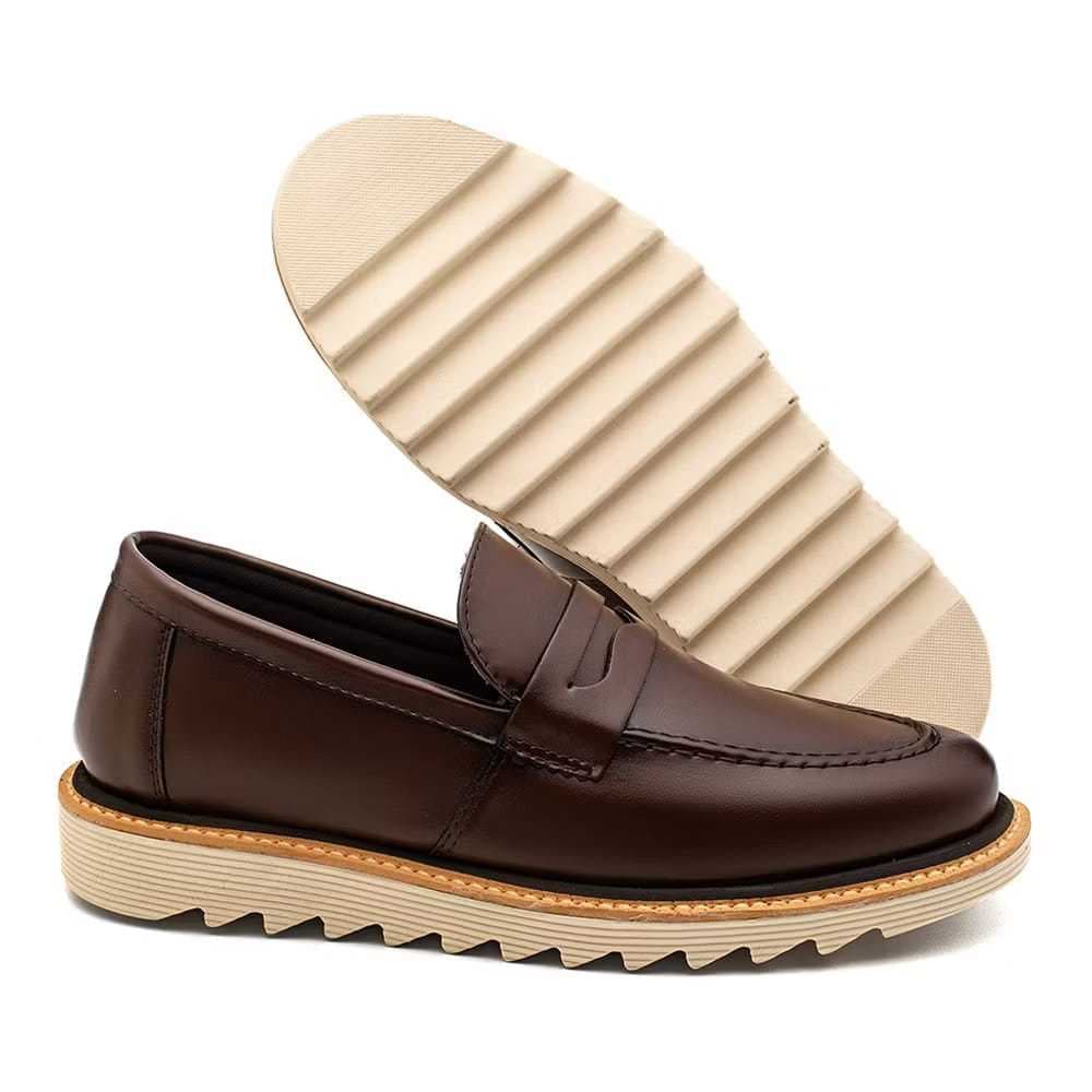 Sapato Tratorado Casual Qualidade Conforto