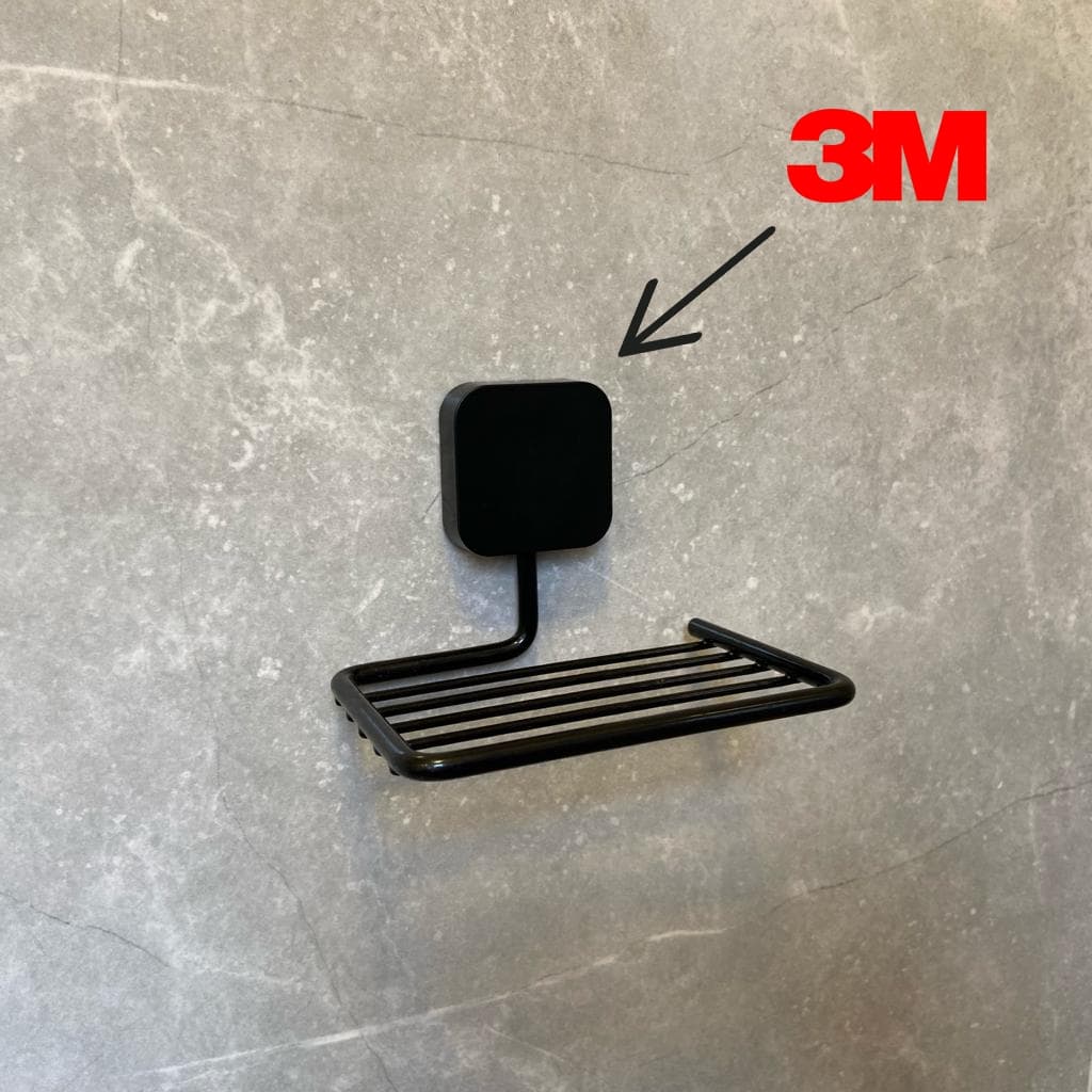 Saboneteira Branca Sem Perfuração – Suporte de Parede com Alta Durabilidade