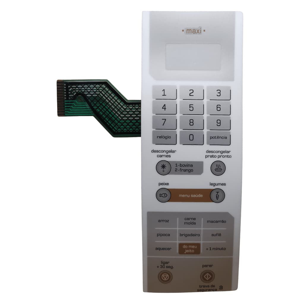 Membrana Teclado Microondas Brastemp BMS35AB Maxi