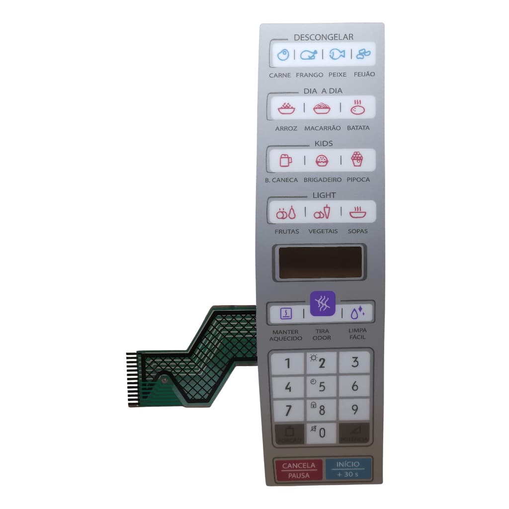 Membrana Teclado Microondas Electrolux MEO44