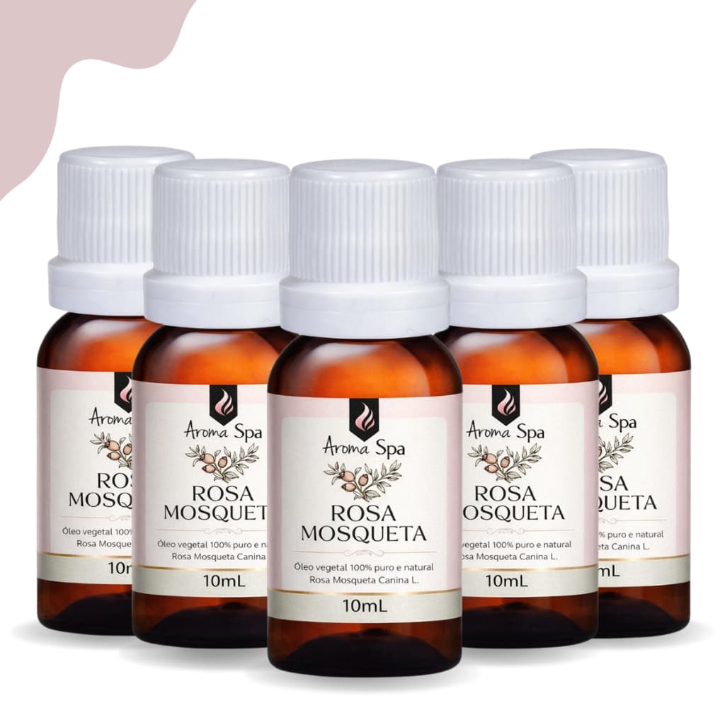 Oleo de Rosa Mosqueta 100% puro - Clareia manchas, Cicatriz, Estrias, Hidrata e Regenera a pele