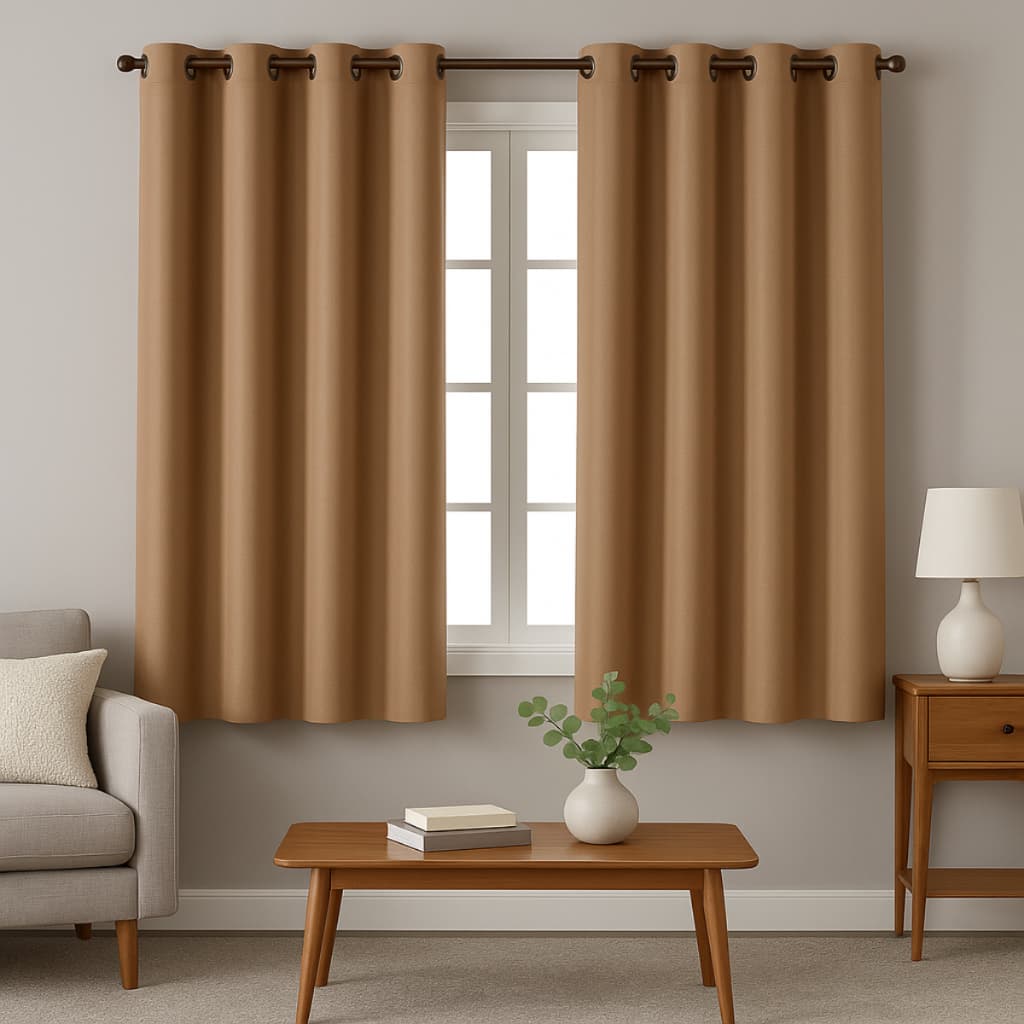 Cortina Corta Luz 100% Blackout PVC 2,20 m x 1,30 m Sala Cozinha Quarto Decoração