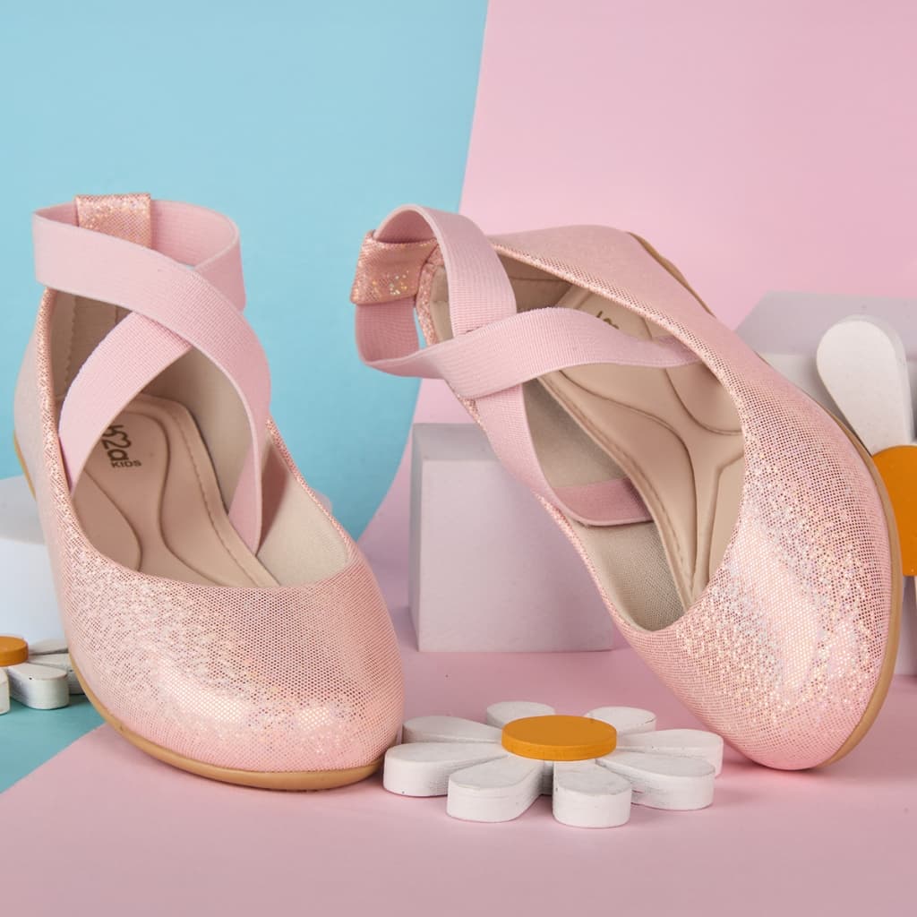 Sapatilha Infantil Bailarina Boneca Confortável Festa Casual Meninas Delicado Glow 2032