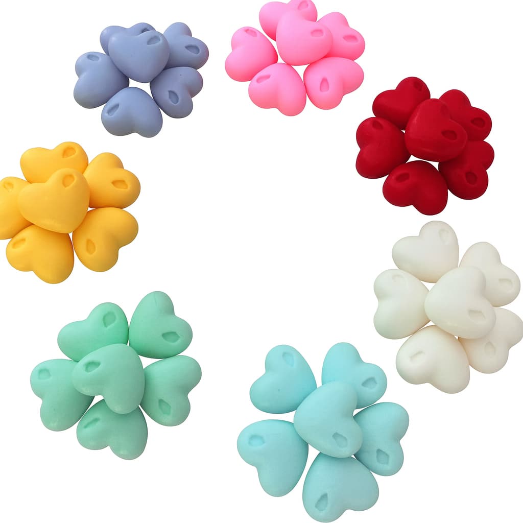 Kit 100 Sabonetes Mini Coração Lembrancinha - Perfumados Personalizados