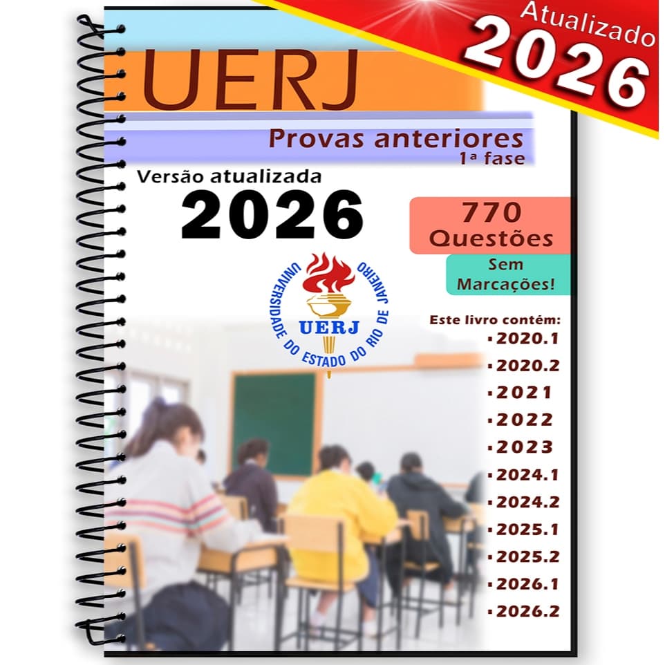 UERJ 2026 provas anteriores 2020 a 2026 + gabarito
