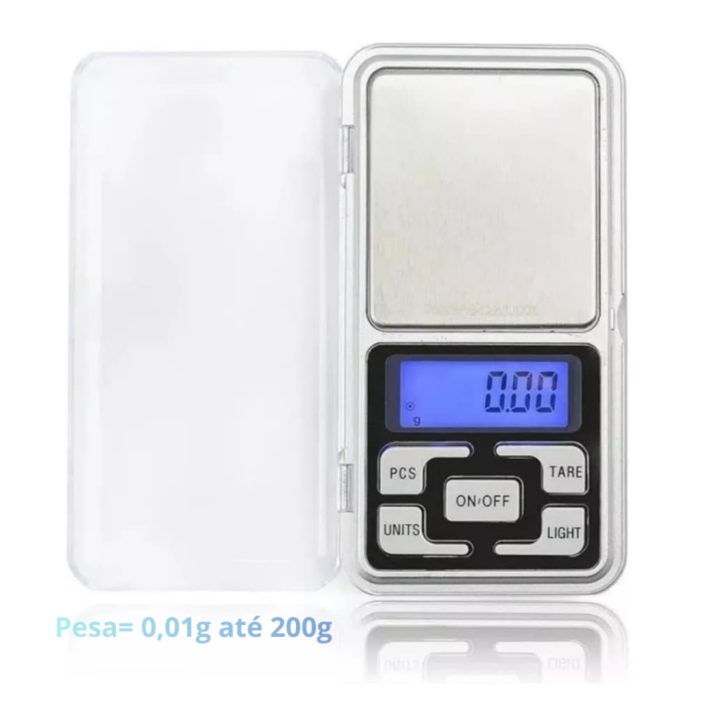 Mini Balança De Bolso de Alta Precisão 0,01 Até 200 Gramas