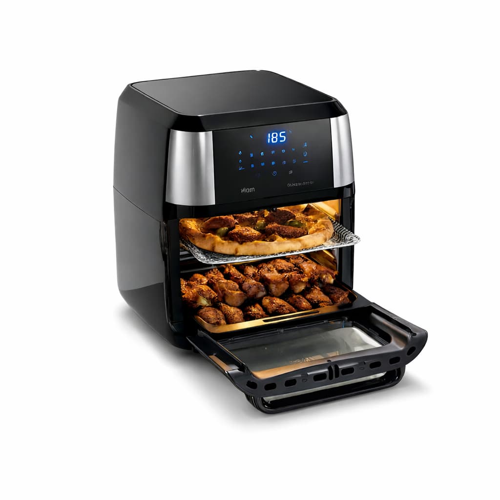 Fritadeira Oven Fry 4 em 1 Elgin Airfryer Forno Display Digital 12 Litros 1800W