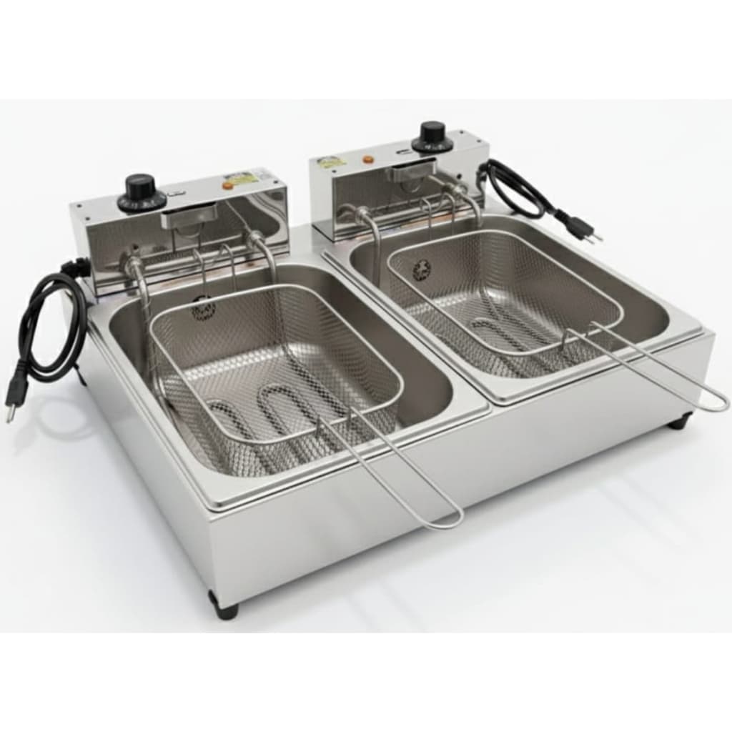 Fritadeira Elétrica Industrial Buffet 10 L Capacidade Total Batata Coxinha Frango Pastel