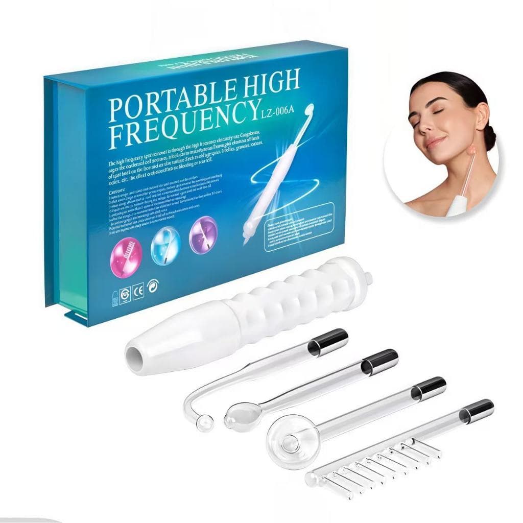 Alta Frequência Portátil Facial E Capilar C/4 Eletrodos Bivolt