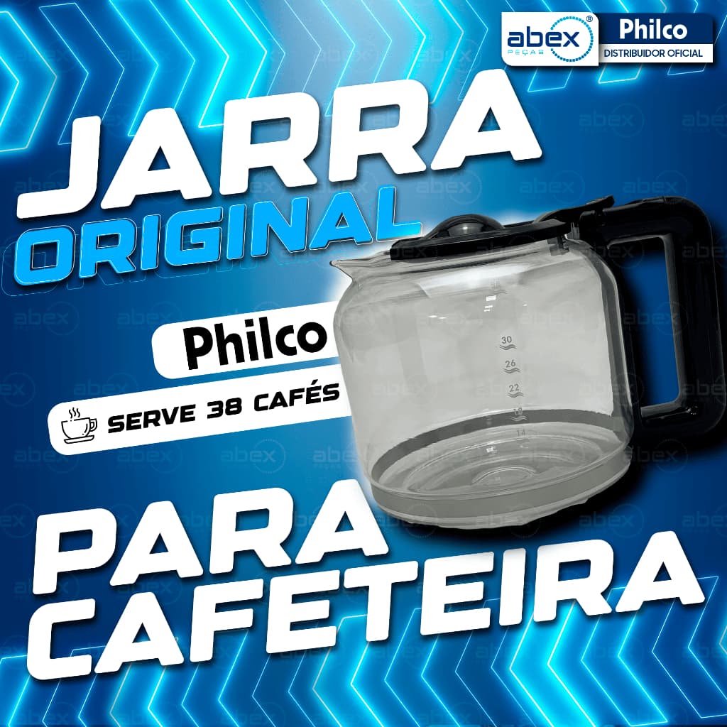 Jarra Cafeteira Philco PCF38D Platinum PCFD38 PCFD38CH Touch 1,5L 38 Xícaras Preto 761321 Original