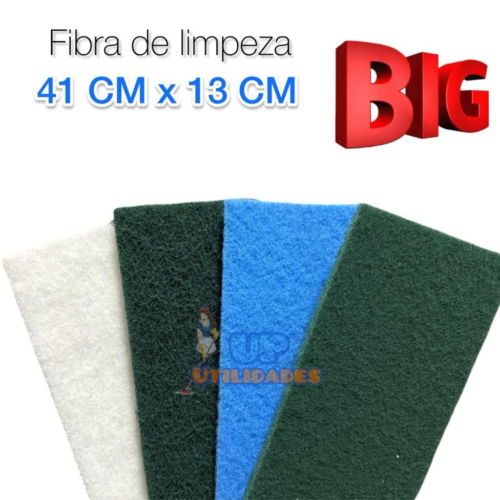 FIBRAS DE LIMPEZA TAMANHO BIG  - 41 CM X 13 CM - ESCOLHA A QUANTIDADE E MODELO