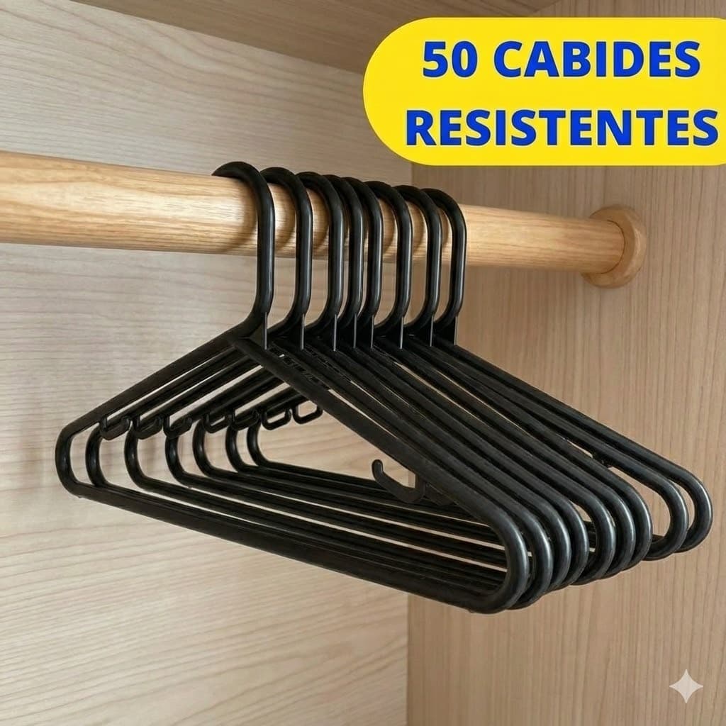 Cabide Preto adulto Diversas quantidades Reforçado Resistente e barato 5/30/50 unidades