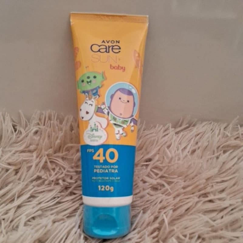 Avon Care Sun + baby Protetor Solar muito resistente à  água 120 g Fps 40