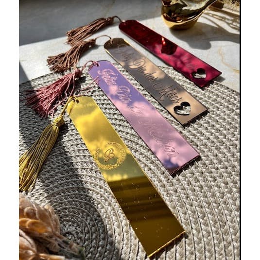 Marca Página Personalizado em Acrílico Presente Criativo para Leitores - Dia das Mães