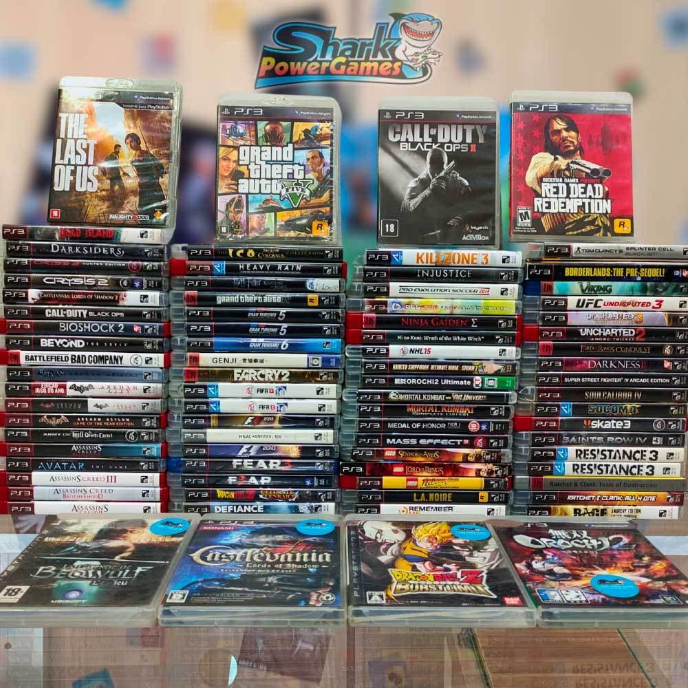 Jogos Seminovos de PS3 Originais em Ótimo Estado e Garantia