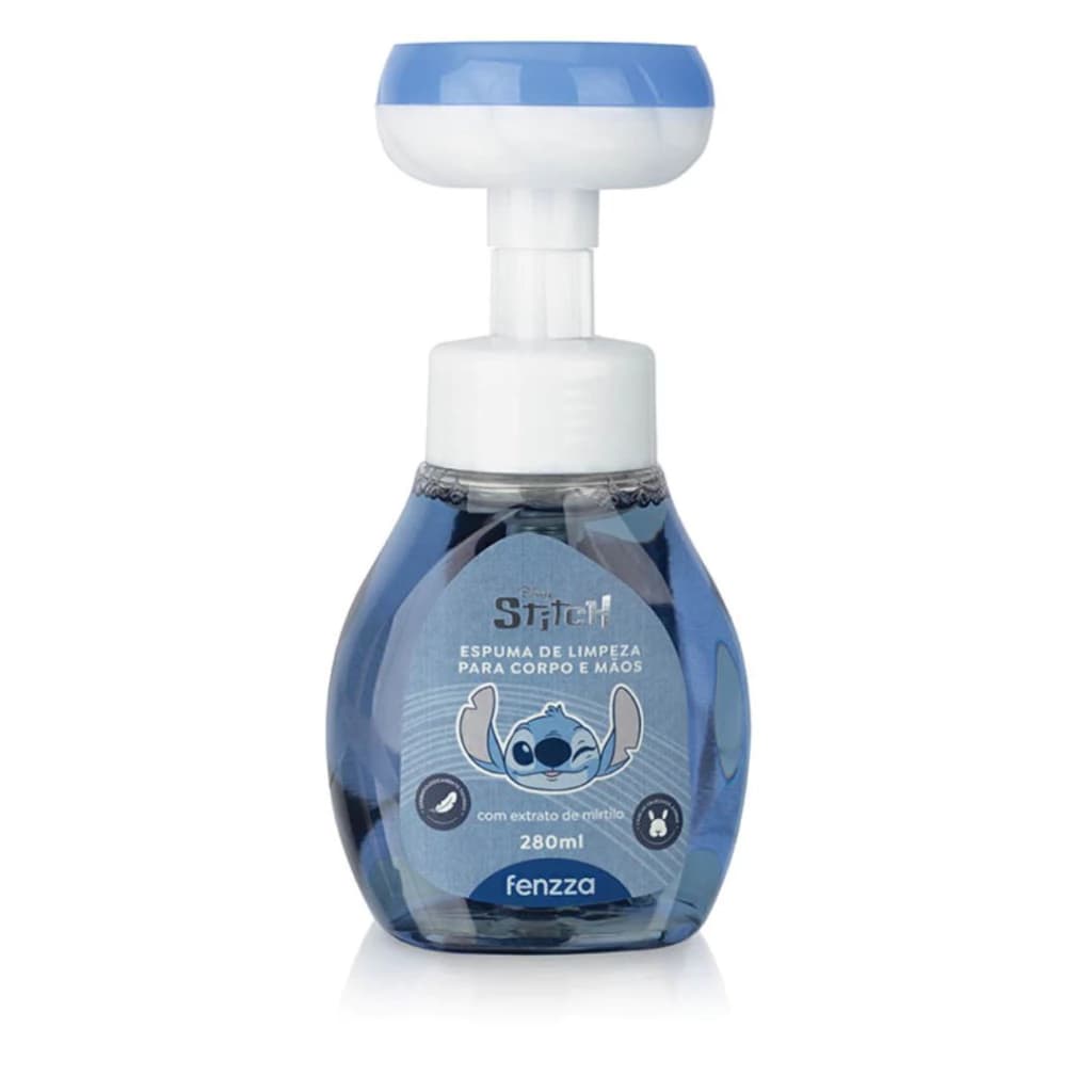 Espuma de Limpeza para Corpo e Mãos Stitch - FENZZA