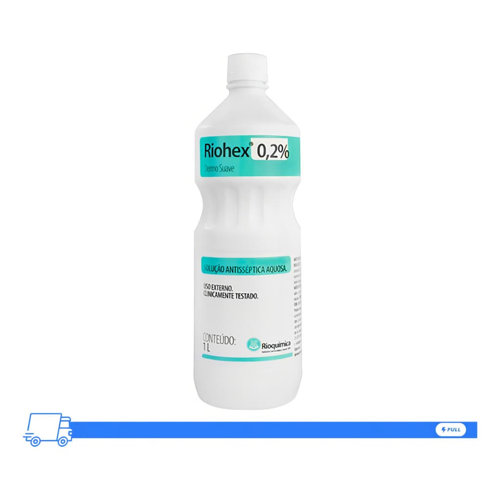 Clorexidina 0,2% Riohex Solução Aquosa 1 Litro Rioquímica