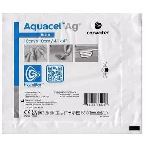 Curativo Aquacel AG+ Extra 10cm x 10cm - Convatec - 1 unidade