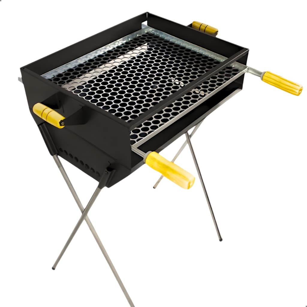 *PROMOÇÃO* Churrasqueira a Carvão Com Grelha Inclusa 86cm em Aço Carbono 3 Andares Grande Espetinho