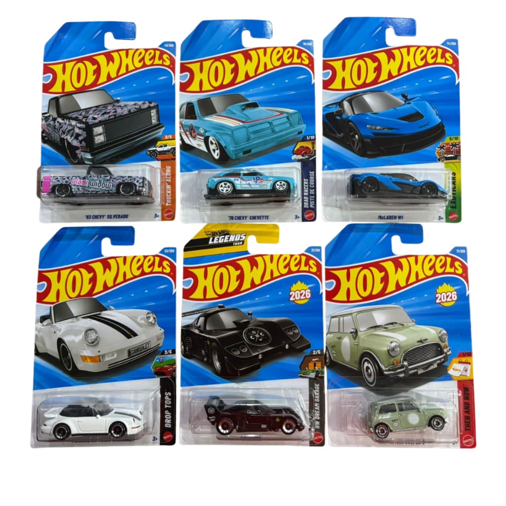 Hot Wheels Originais Mattel | Miniaturas 1:64 Diecast | BMW, Honda, Ferrari, Porsche e Mais!