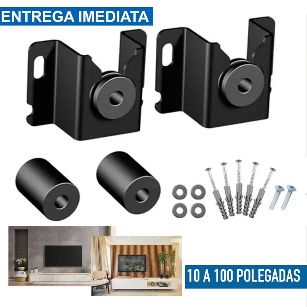 Suporte Universal Fixo Para Smart TV LED LCD 4K Parede Painel 10 24 32 43 50 55 60 75 100 Polegadas