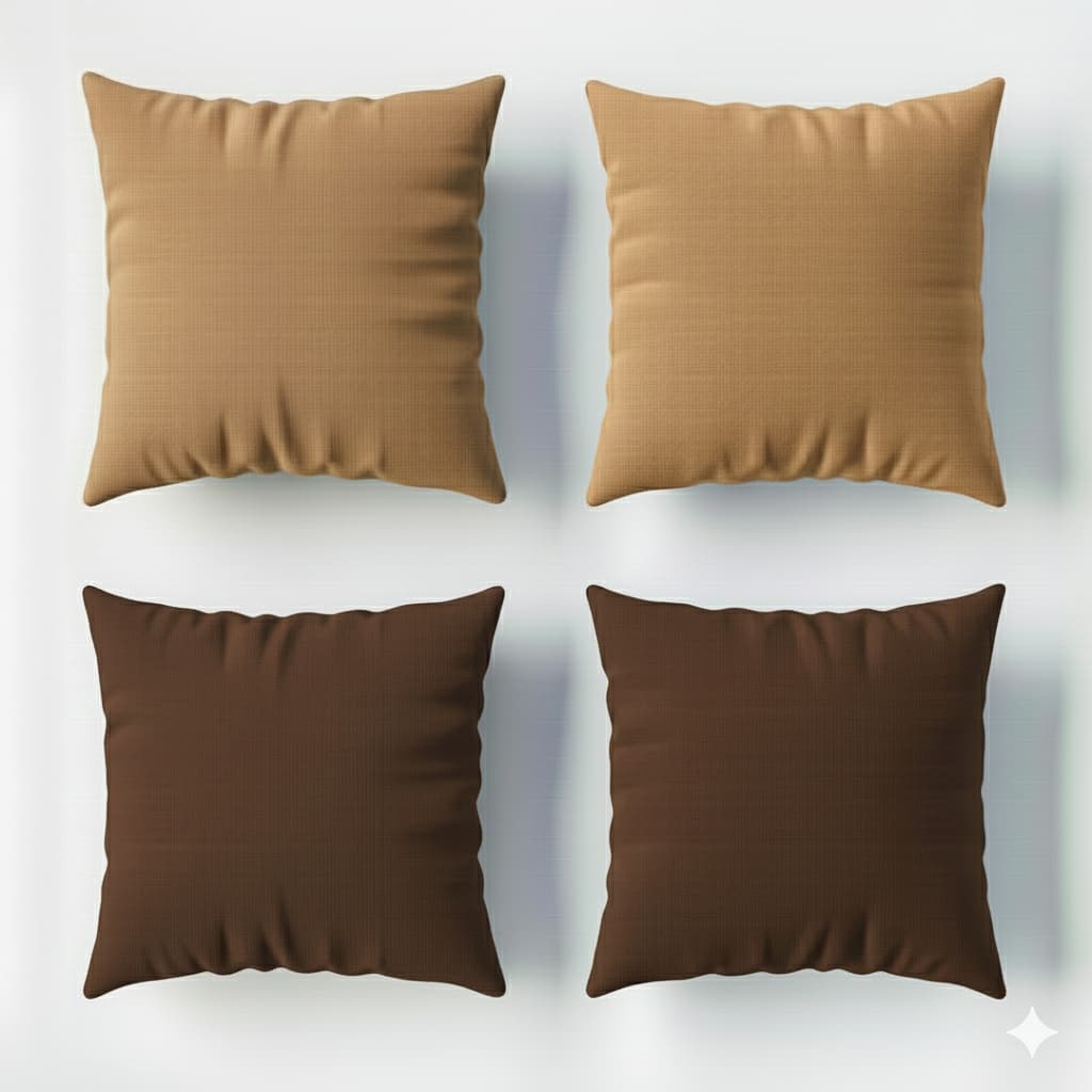 Kit 4 Capas de Almofada 40X40 Tecido Black Resistente e Encorpado Para Sala Sofá Moderna Decoração