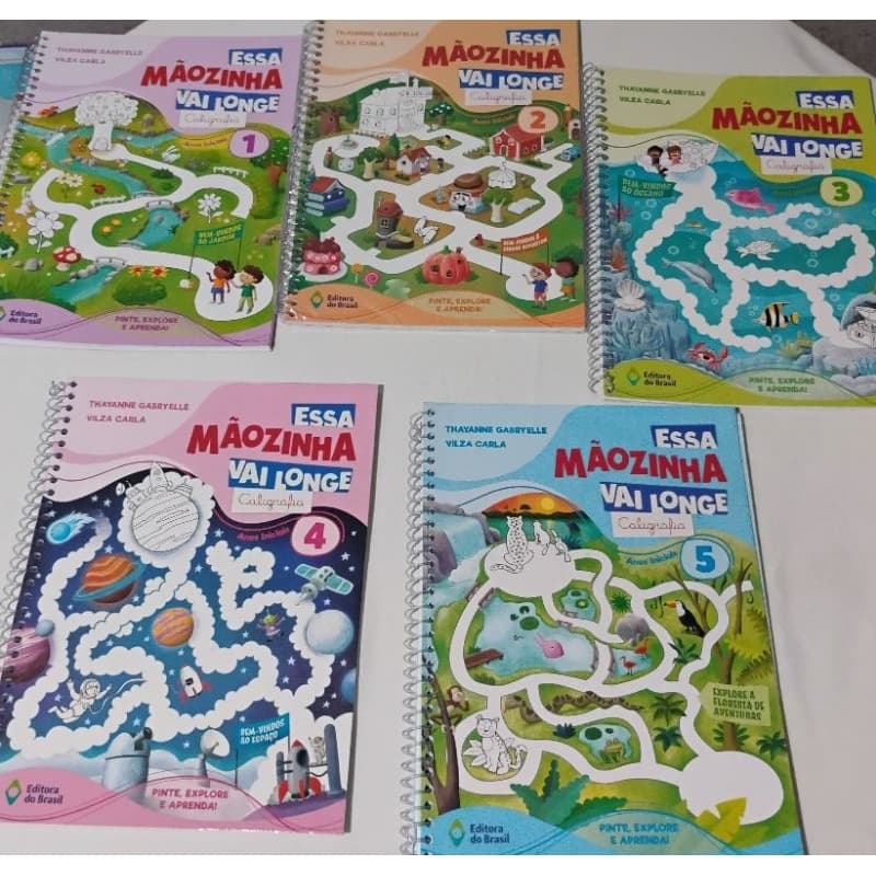 caligrafia essa mãozinha vai longe 1°, 2°, 3°, 4° e 5° ano do ensino fundamental