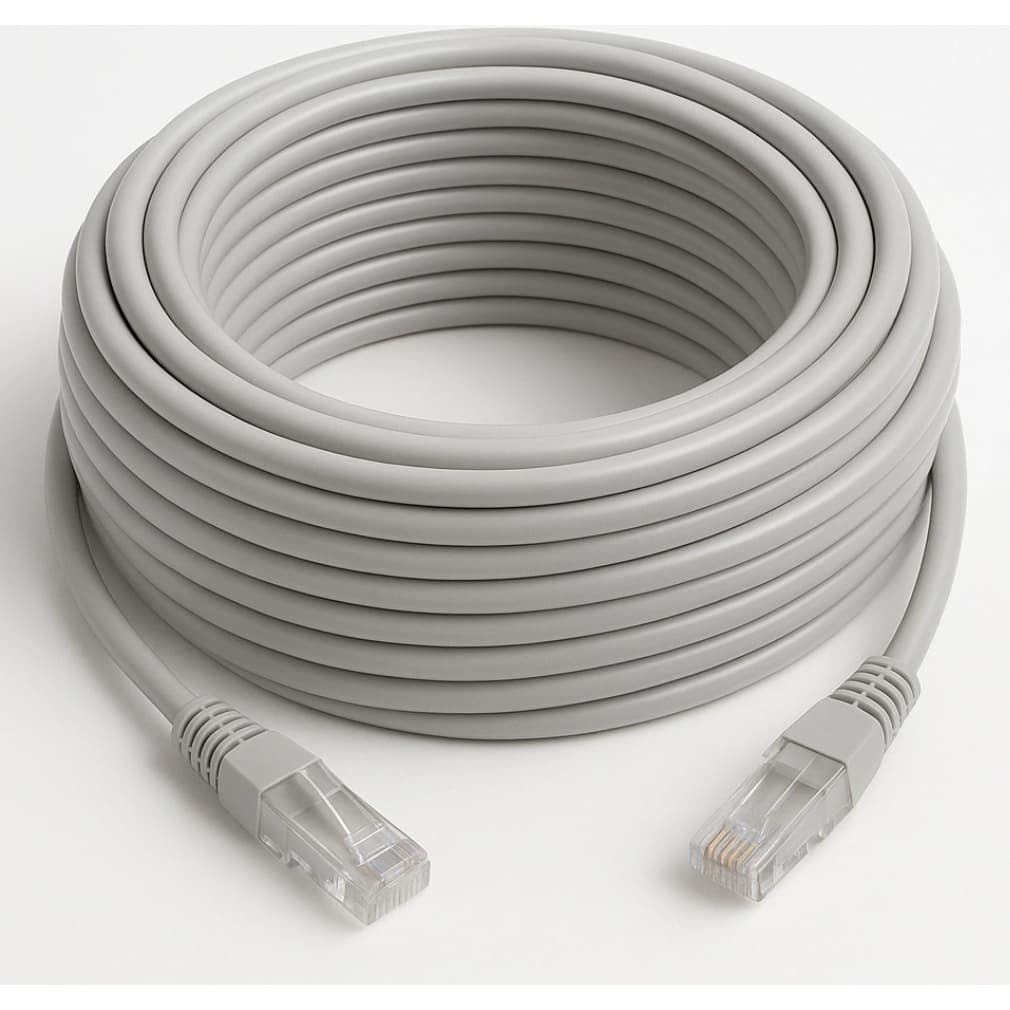 Cabo De Rede Cftv Cat6 Rj45 Lan Blindado Ethernet 5m 10m 15m 20m 30m 50m 100m