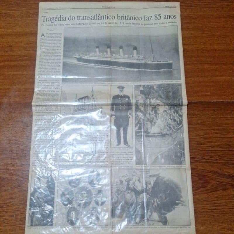 Titanic - Recortes de Jornais de 1997