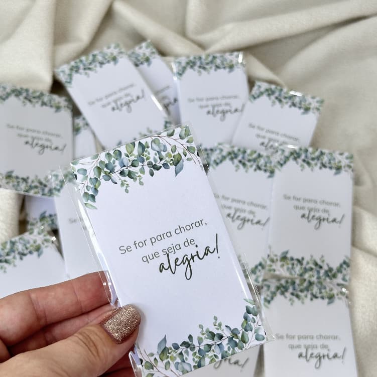 100 Lágrimas de Alegria Personalizadas para Casamento - PRONTA ENTREGA