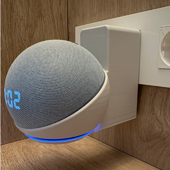 Suporte para Alexa Echo Dot 4 ou 5 Amazon de Tomada de Luz - a mais vendida