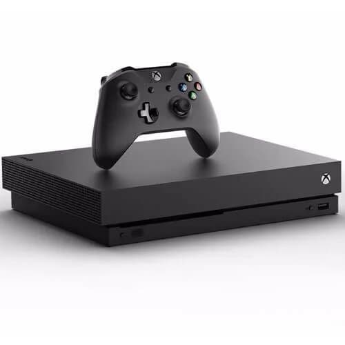 Microsoft Xbox One X + Controle + 100 Jogos de brinde !!