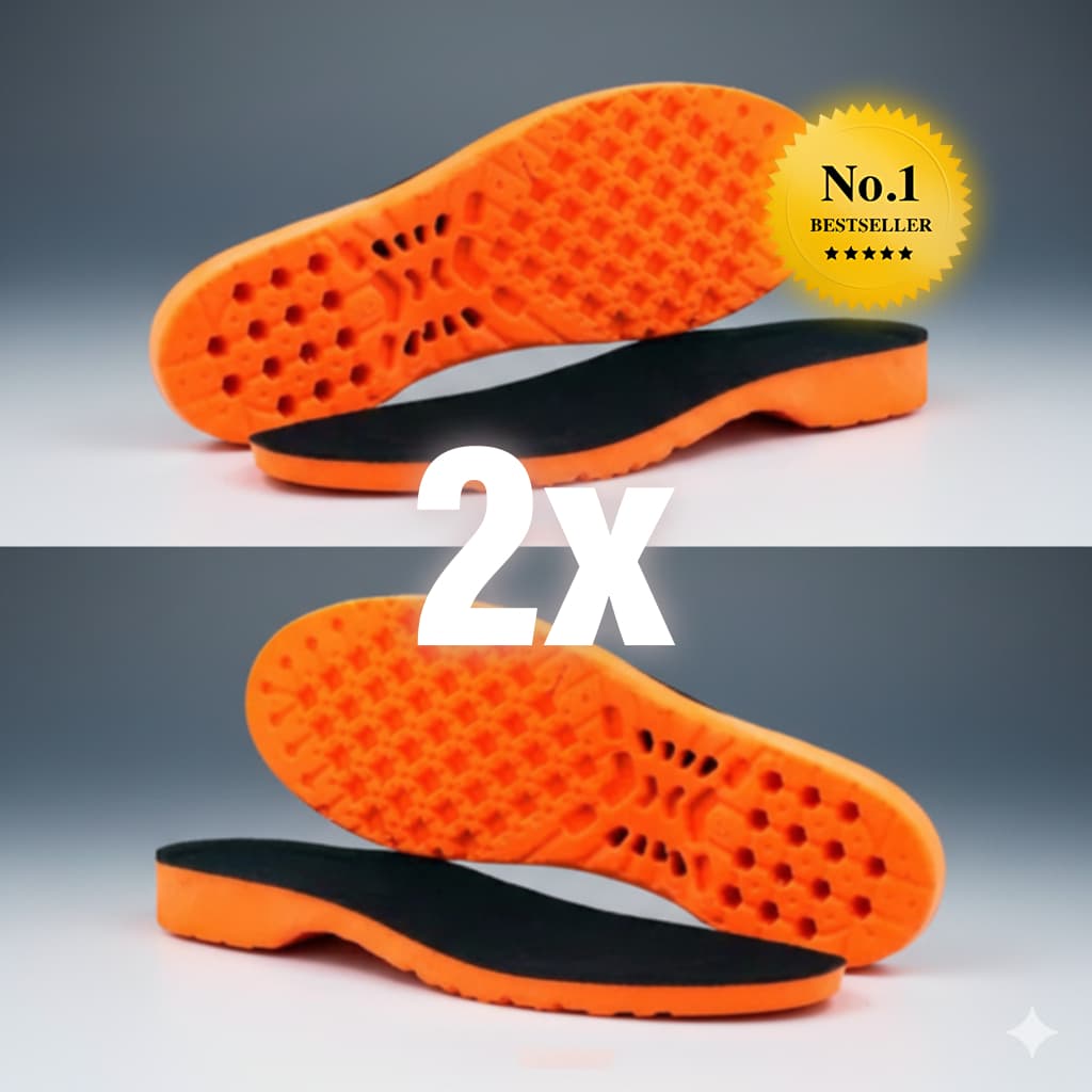 kit 2 Palmilha Ortopédica Anatômica  Conforto Macia Silicone Anti Impacto P/ Botas, Dor no Calca