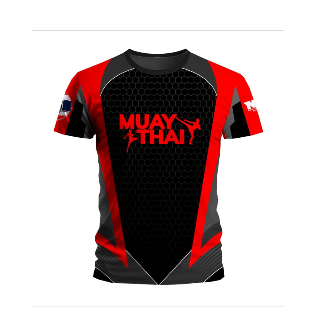 Camiseta Muay Thai INFANTIL Academia | Dry Fit Esportiva | Treino, Escola e Interclasse
