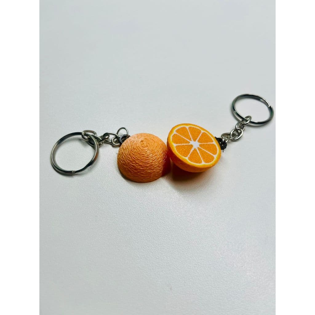 Chaveiro Laranja Magnético 🍊 | Par Fofo que se Conecta | Presente para Amigos e Casal