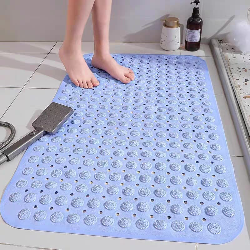 Capacho de Banheiro com Furos Quadrado - Secagem Rápida e Antiderrapante