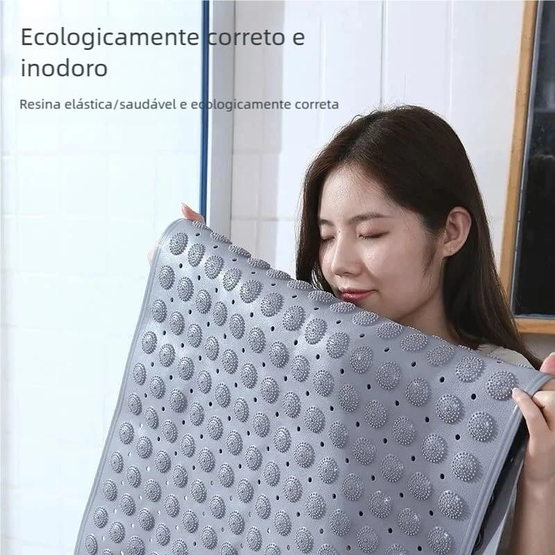 Capacho Ecológico para Banheiro - Antiderrapante, Quadrado e Inodoro