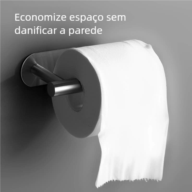 Suporte de Papel Sem Prego - Organizador para Cozinha