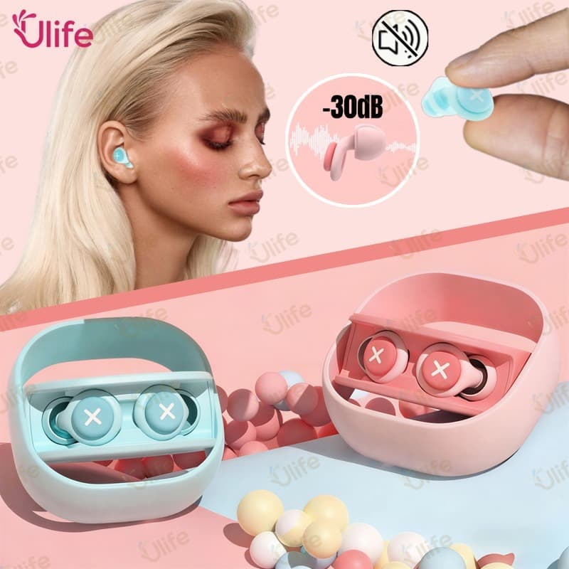 Soulbom Tampões Auriculares De Silicone Isolamento Tampões para Redução de Ruído e Isolamento Acústico-UF