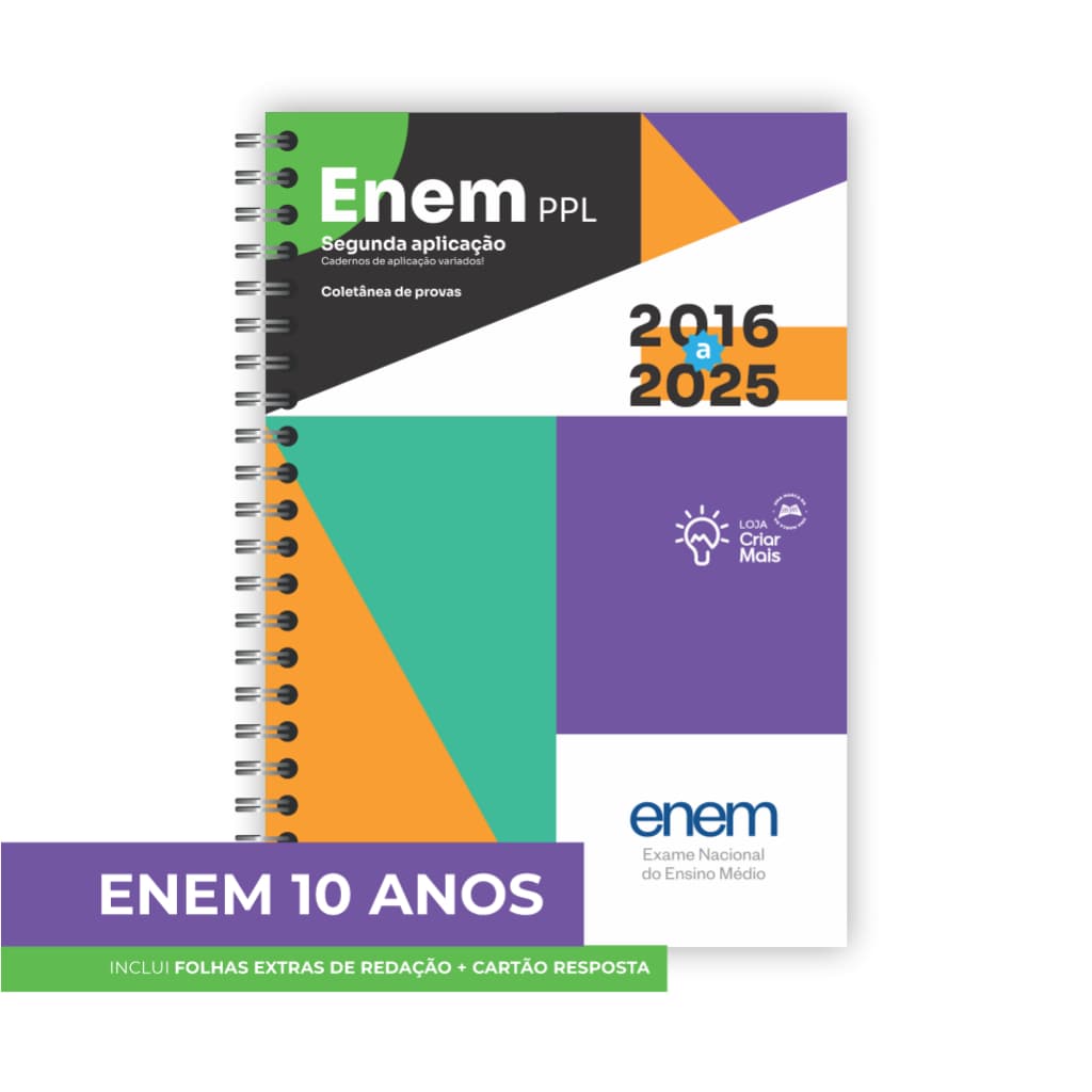 Apostila ENEM PPL Provas Anteriores 2016–2025 10 Anos de Questões Oficiais com Gabarito