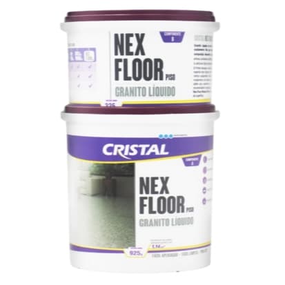 Granito Liquido Autonivelante De Alta Resistencia Nex Floor Piso 1,25Kg - Cristal