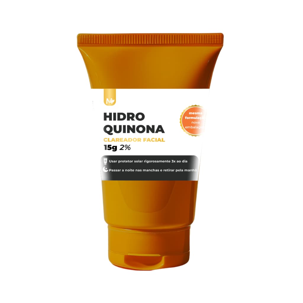 Creme Hidroquinona 2% Clareadora Mela sma Manchas Pele Facial 15g