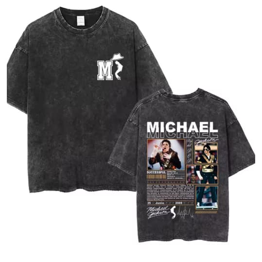 Camiseta Homenagem Michael Jackson | Estilo Urbano | Algodão Unissex