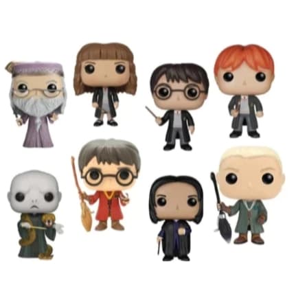 Bonecos Harry Potter - Harry Potter,Hermione,Ron,Draco,Snape,Dumbledore,Voldemort Sem Caixa Personalizada