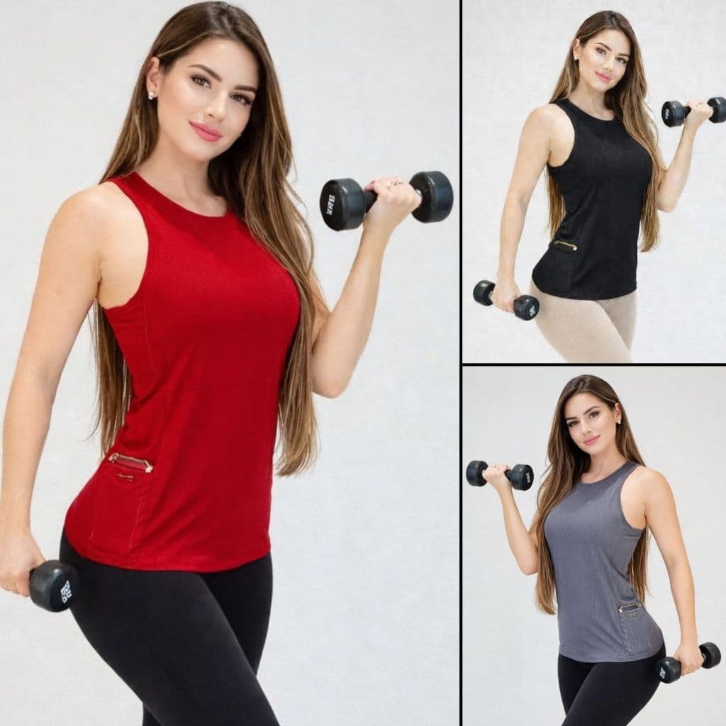 Regata Feminina Dry Fit Bolso Lado } Academia Blusas Tapa Bumbum Tule Camiseta Top T-shirts Baby Look Leggings Fitness