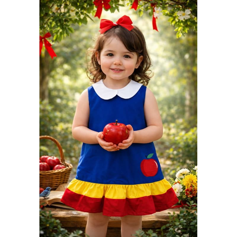 Vestido temático Branca de Neve
